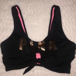Pink victoria secret swim top